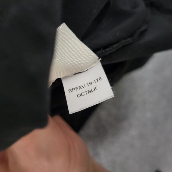 MM LAFLEUR The Octavia Top Black Faux Wrap Long Sleeve Minimalist SIZE XS - Picture 7 of 11